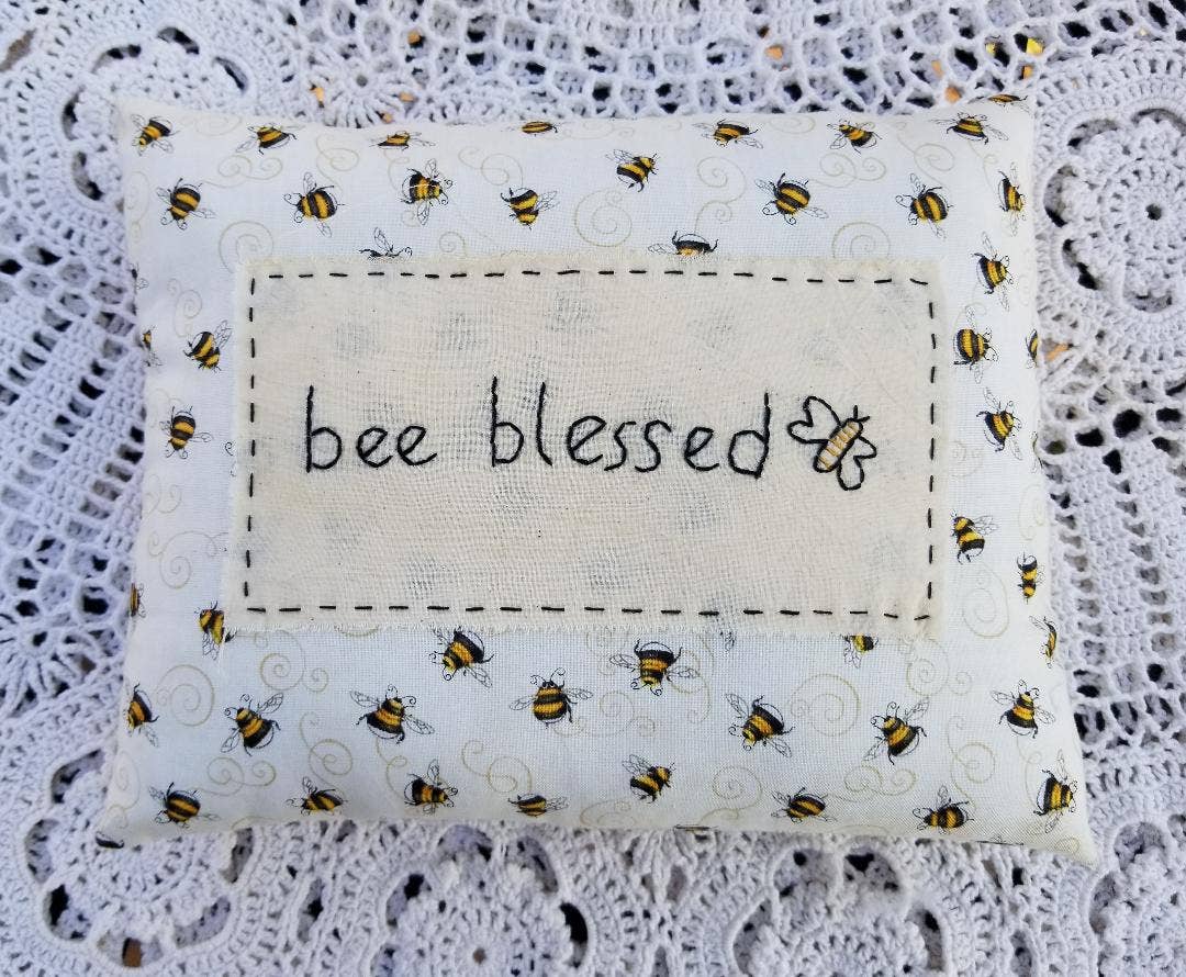 Scraps of the Past - Wholesale Throw/Decorative Pillow - Bee Blessed Pillow