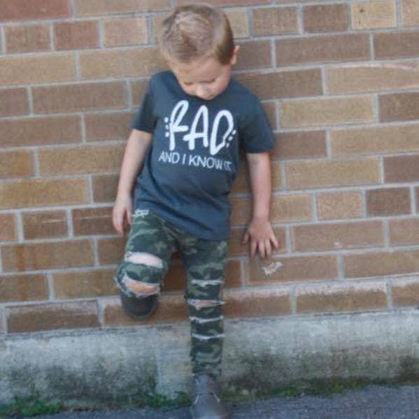 Rad And I Know It Kid's Shirt or Bodysuit for wholesale by spillthebeansetc