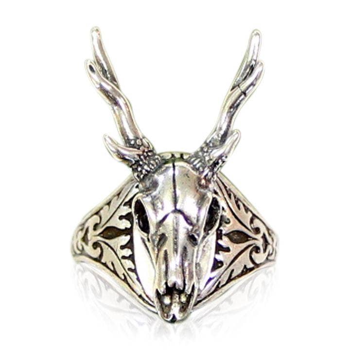 deer skull ring