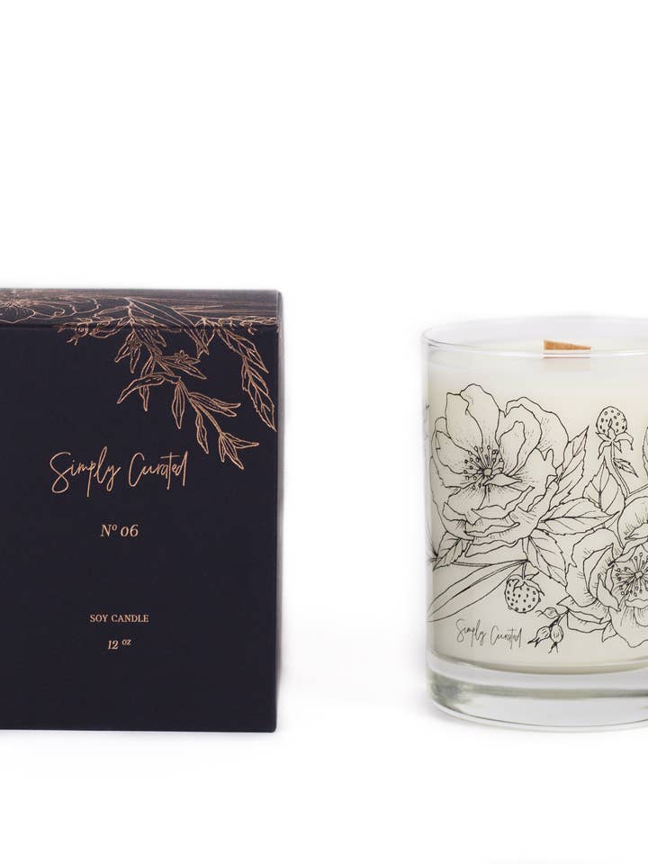 Nr. 06 - Botanische Sojakerzen für den Großhandel von Simply Curated