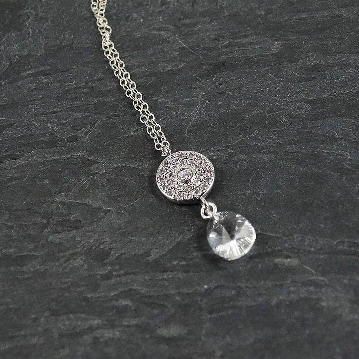 Designed by Stacey Jewelry - Wholesale Pendant/Charm Necklace - Long Sparkly Pendant Necklace