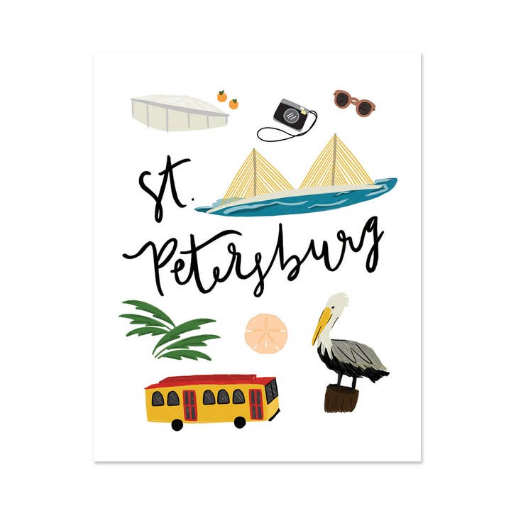 St. Petersburg Art Print for wholesale by Bloomwolf Studio
