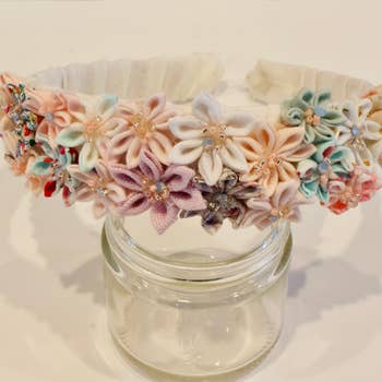 Japanese Kanzashi Headband Faire Com