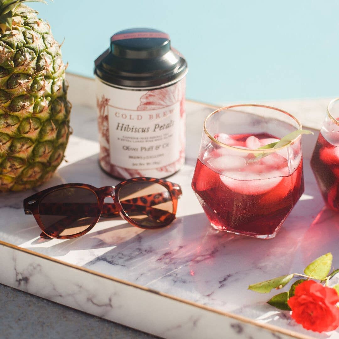 Oliver Pluff & Company - Wholesale Loose Tea - Hibiscus Petals Cold Brew2