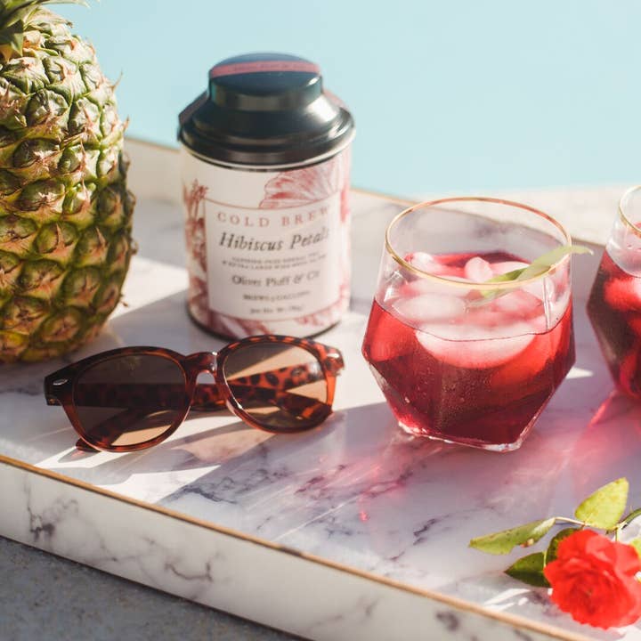 Oliver Pluff & Company - Wholesale Loose Tea - Hibiscus Petals Cold Brew2