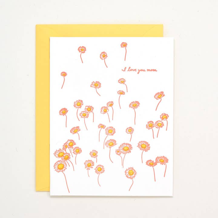 I Love You Mom - Mother's Day Greeting Card for wholesale by Helen Edna