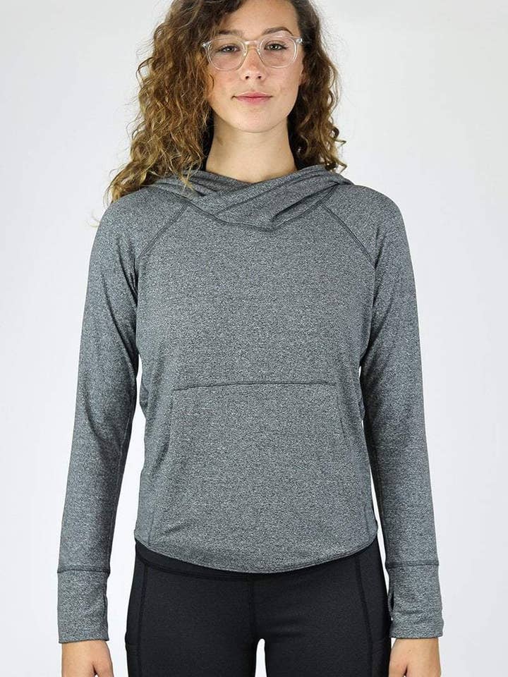Sweat à capuche grise pour la vente par Pi Movement