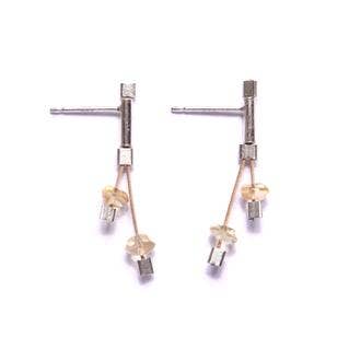 Mini Twill Posts Earrings for wholesale by Meghan Patrice Riley