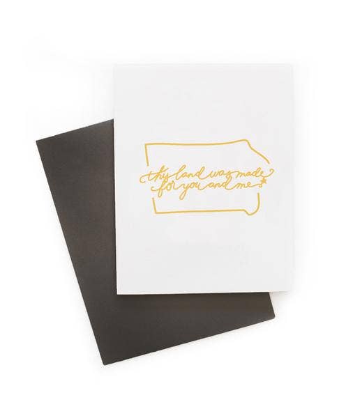 Belle & Union – wholesale Everyday greeting card – This Land Greeting Card Series4