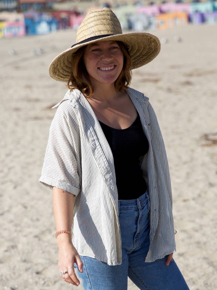 Castaway Kurta (Striped Cotton) for wholesale by Zig Zag Asian Collection