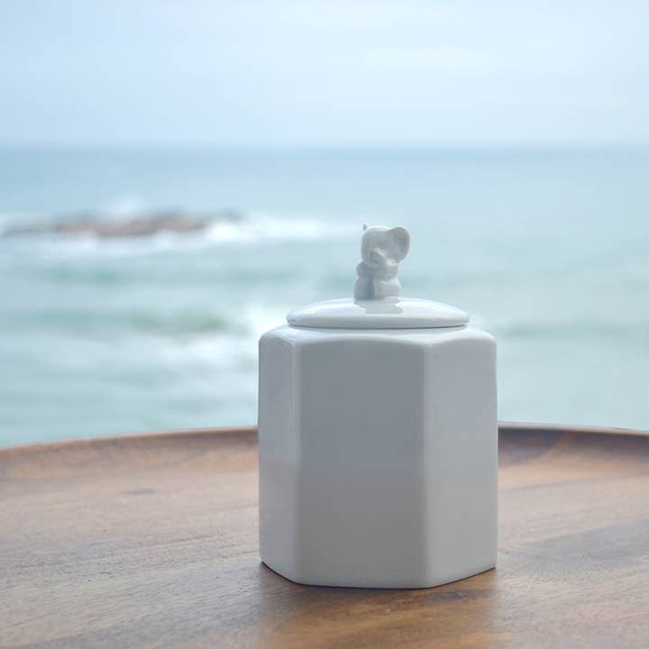 Maia Ming Designs - Wholesale Decorative Jar - Guardians - White- SM1