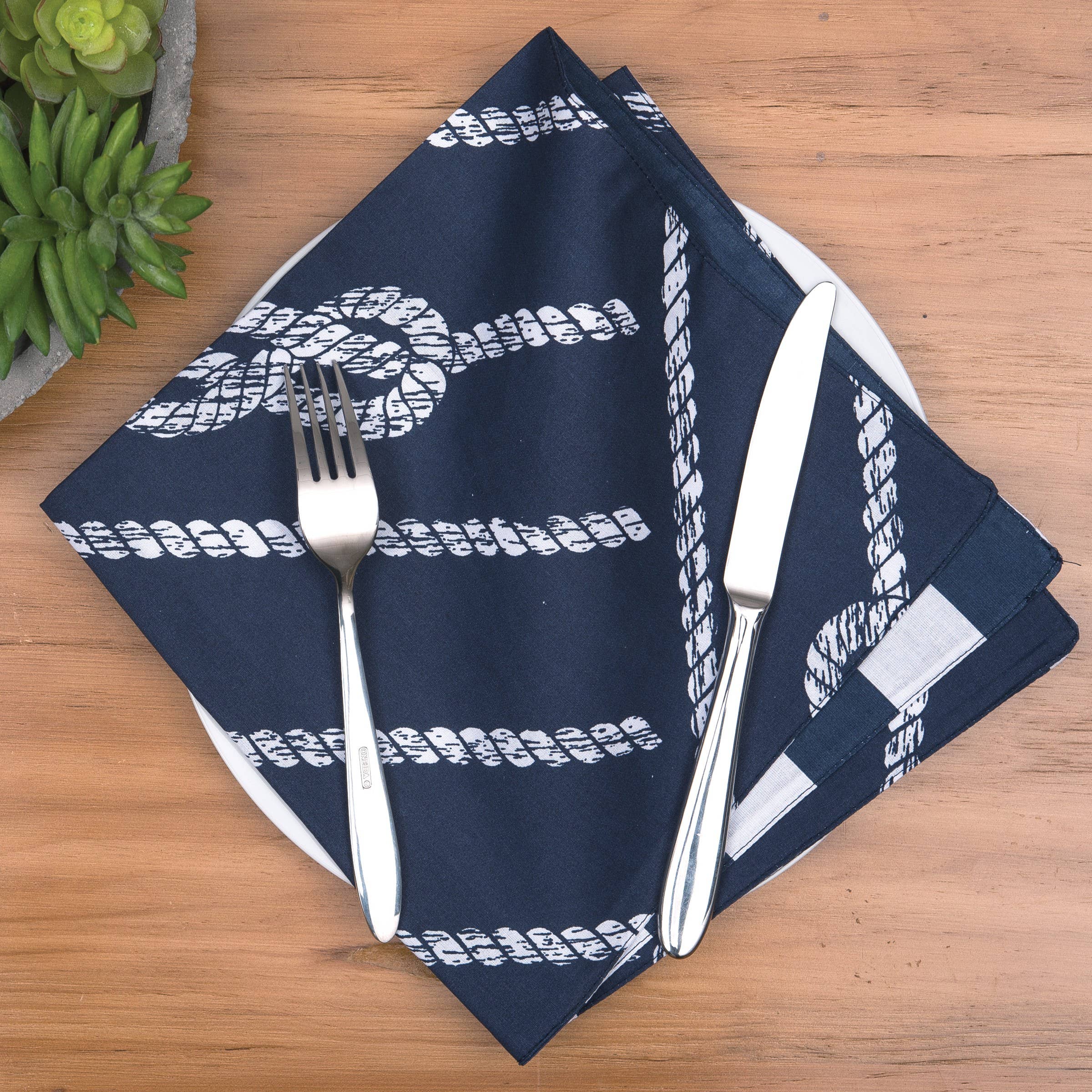 C&F Home - Vente Serviettes de table en tissu - SERVIETTE Oliver Côtière EN SOLDE1