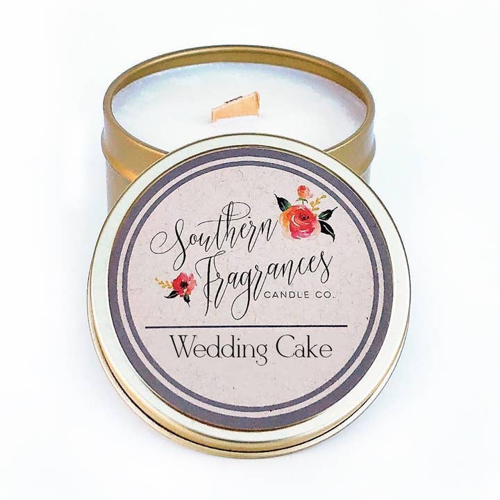 6 oz Wedding Cake Candle for wholesale by Southern Fragrances