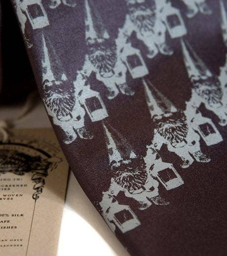 Cyberoptix Tie Lab - Wholesale Necktie - Men's - Gnome Stripe Microfiber Necktie3