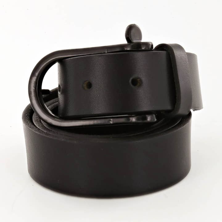 Standard Black Leather Belt for wholesale by Sailormade