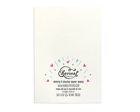 Hennel Paper Co. - Wholesale Love Card - Love Card - You Rock My World1
