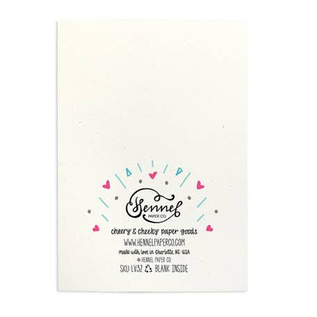 Hennel Paper Co. - Wholesale Love Card - Love Card - You Rock My World1