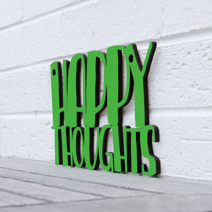 Spunky Fluff - Wholesale Wall Sign - Happy Thoughts10