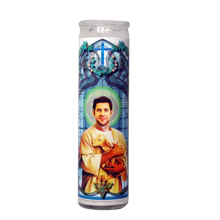 Jim Halpert Celebrity Prayer Candle - The Office for wholesale by Calm Down Caren