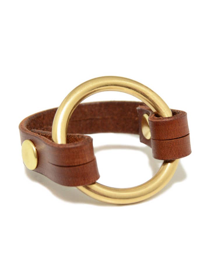 Brown O-Ring Bracelet for wholesale by Stitch & Shutter