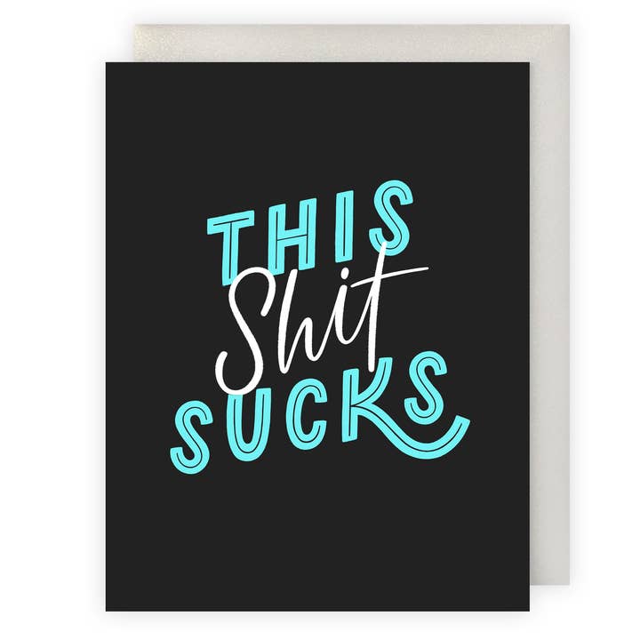 This Shit Sucks for wholesale by Offbeat Paper Co.