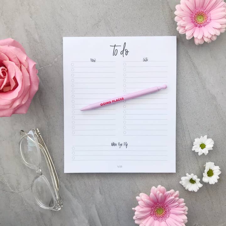 Stevie + Bean Paperie - Wholesale Notepad - To Do Now, Later, When Pigs Fly / Notepad3