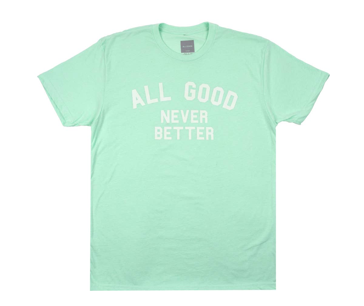 All Good - Wholesale Screen Printed T-Shirt - Unisex - AGNB Iced Tee0
