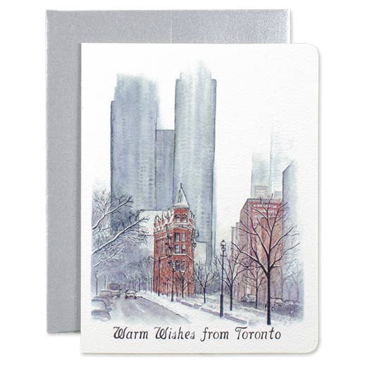 Gotamago - Wholesale Season's Greetings Card - Toronto Warm Wishes Card - Set of 62