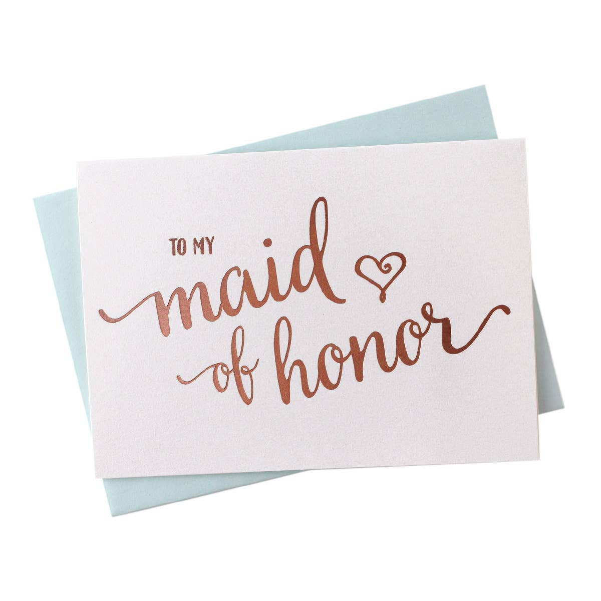 Marrygrams - Wholesale Wedding Card - Foil To My Maid of Honor Wedding Thank You Card from Bride0