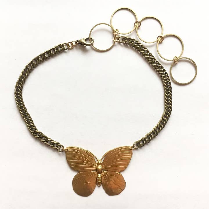 Butterfly Choker for wholesale by Odyssey & Oddities