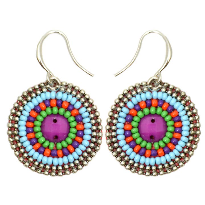 Seed bead Earrings multi for wholesale by Erik & Mike