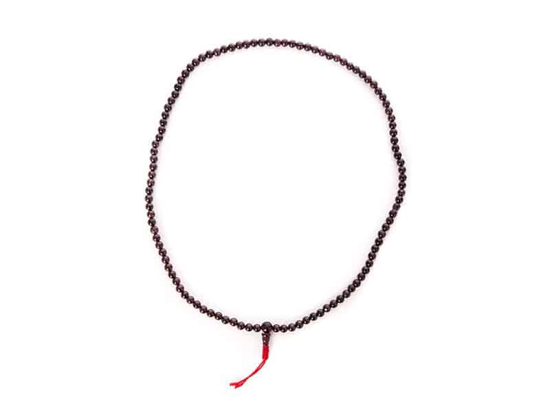 Kathmandu yogi - Wholesale Prayer Beads Necklace - Garnet Mala Necklace0