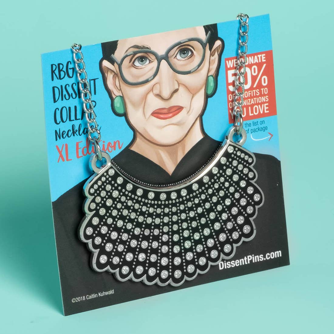 Dissent Pins - Wholesale Pendant/Charm Necklace - Dissent Collar Necklace XL Edition3
