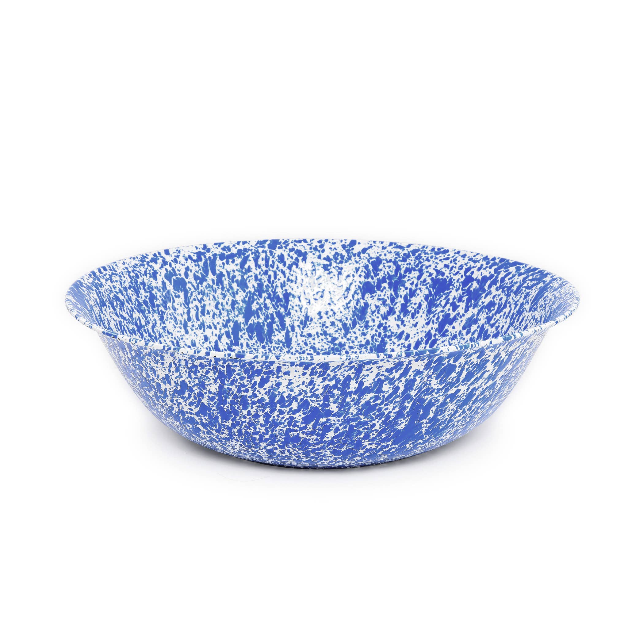 Crow Canyon Home - Wholesale Serve Bowl - Splatter Enamelware Benson Basin1