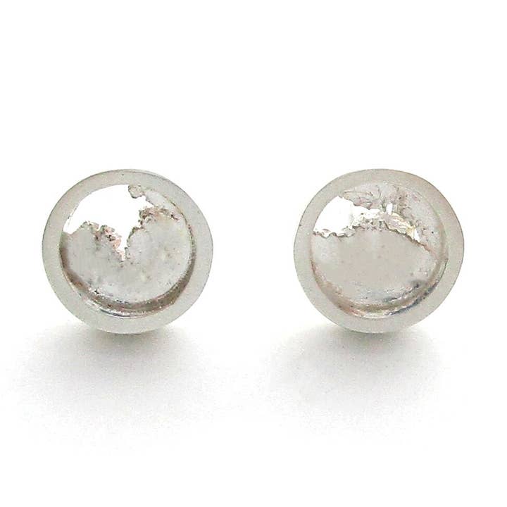Torn Dot Stud Earrings for wholesale by Seth Papac Jewelry
