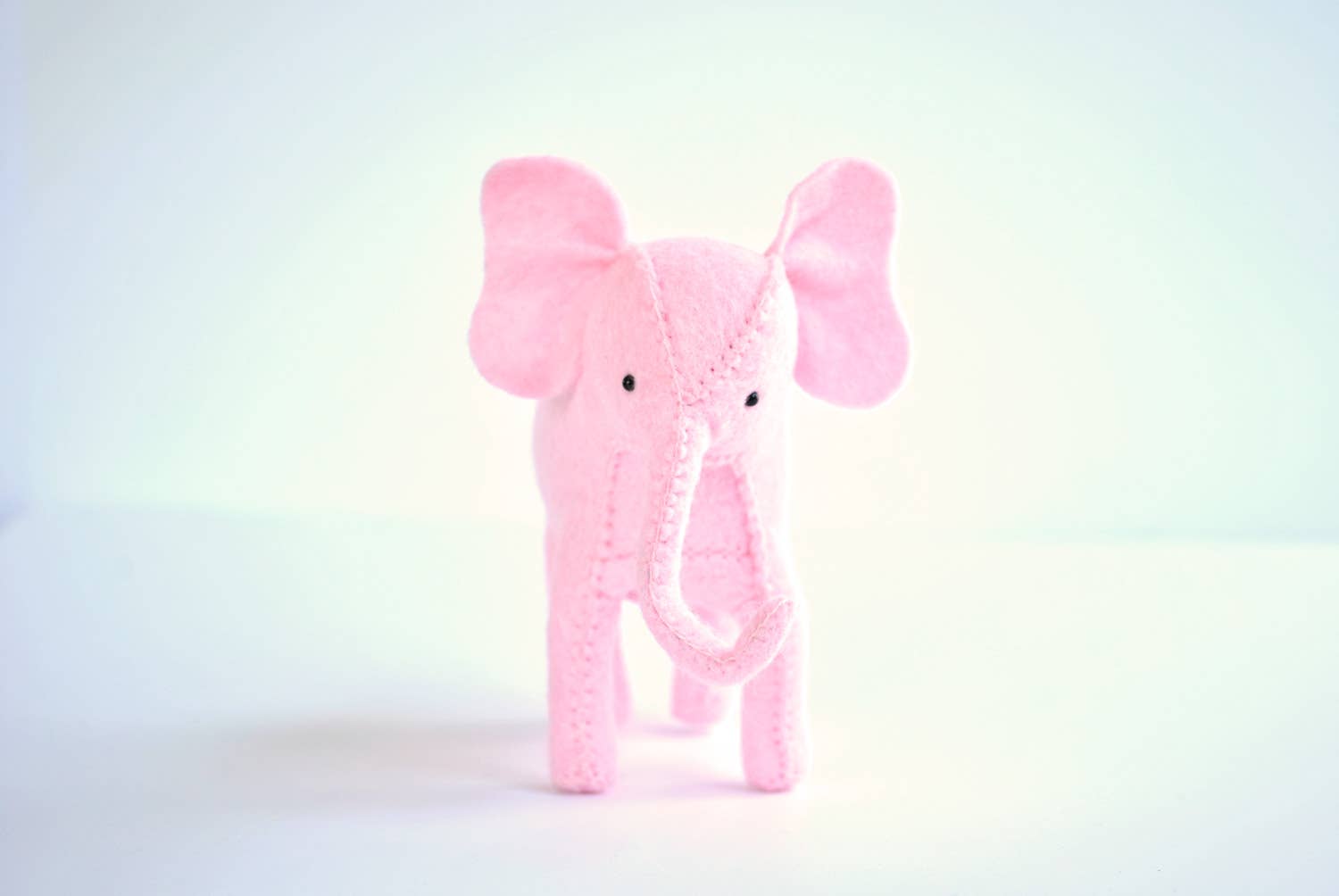 DelilahIris Designs - Wholesale DIY Craft Kit - **STORE DISPLAY MODEL** For DIY Felt Pink Elephant Kit0