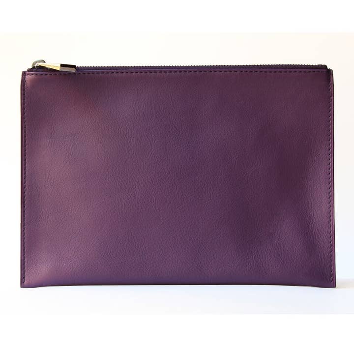 Medium Violet Pouch for wholesale by ADAMS + ROBINSON