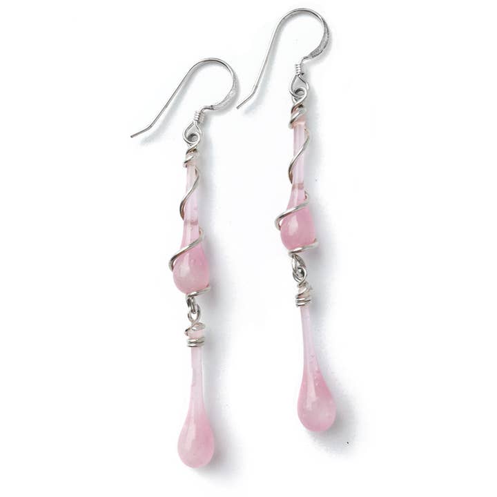 Sundrop Jewelry - Wholesale Dangle Earrings - Gemini Glass Teardrop Earrings8