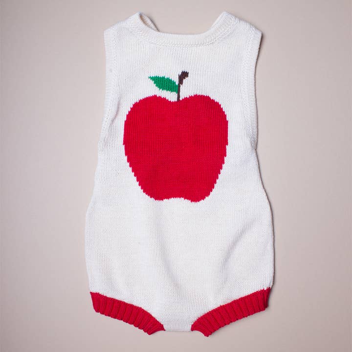 Estella - Vendita all'ingrosso Completino - Neonati - Set regalo biologico per bambini - Apple (fatto a mano)2