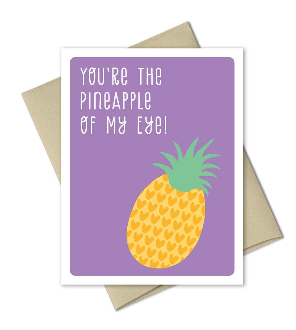The Imagination Spot - Wholesale Love Card - Pineapple of My Eye - Love Card - Valentine Card0