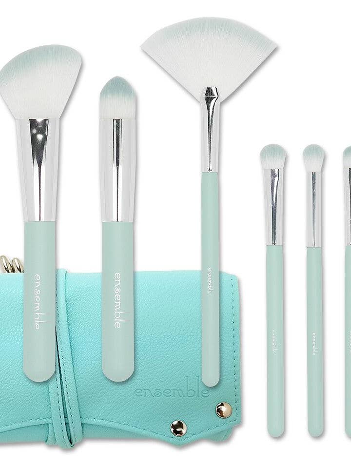 OFFA OTM5116 10pc Brush Set with Pouch MINT for wholesale by PINEAPPLE Beauty