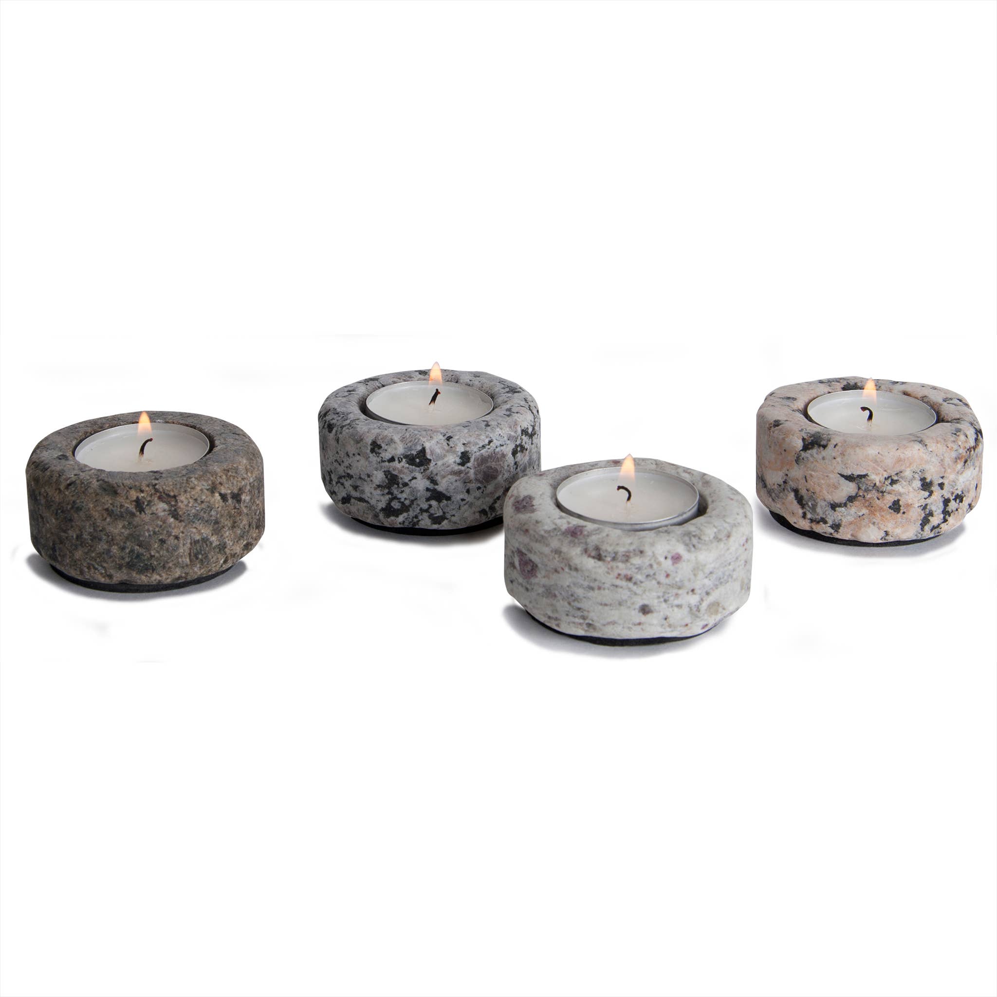 Sea Stones - Wholesale Candle Holder - Zen - Single Granite Tea Light Candle Holder2