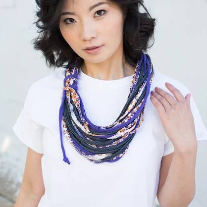 Shreds + rerope - Wholesale Scarf - Women's - Classic LT Lightweight Neckwear - Seasonal Asst.10-Pack5