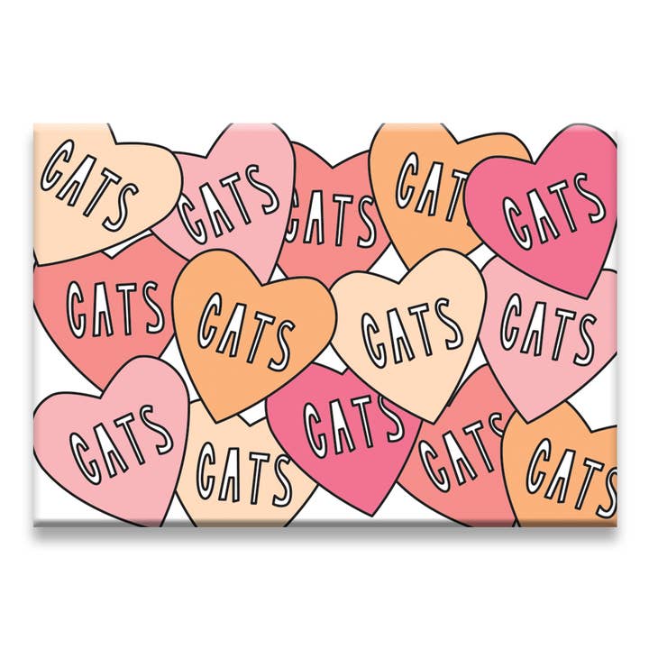 Near Modern Disaster - Wholesale Magnet - Cat Love - fridge magnet