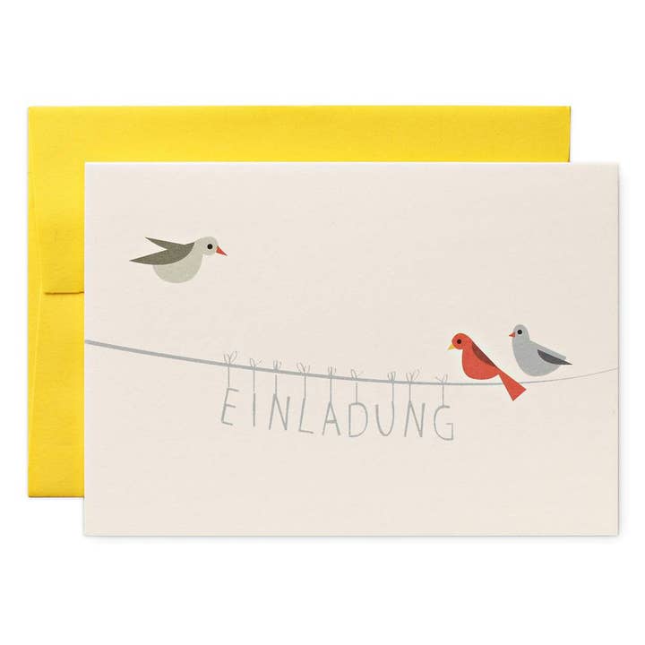 Einladung Greeting Card for wholesale by pleased to meet GmbH