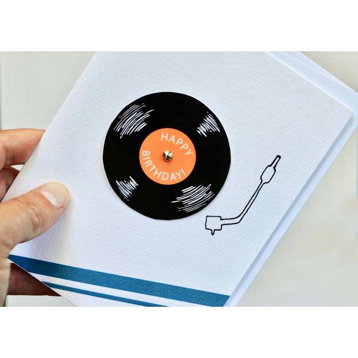 Cracked Designs – wholesale Birthday card – Vinyl Birthday1