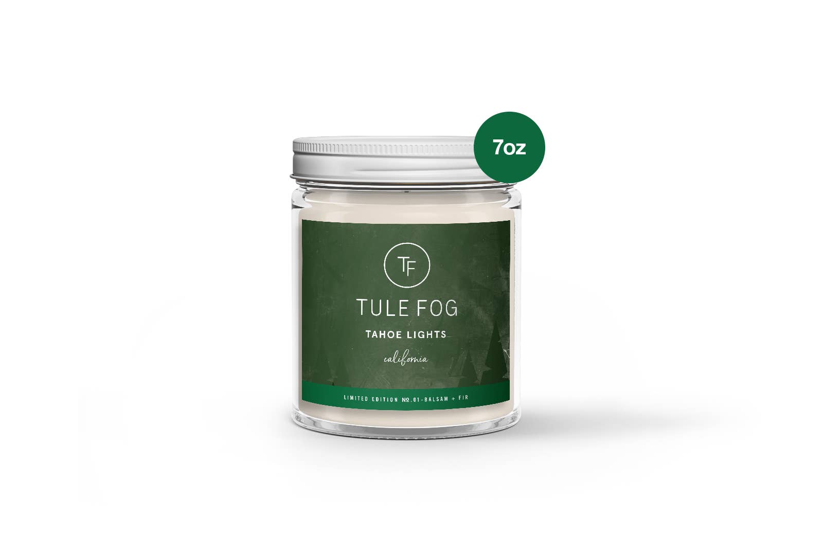 Tule Fog Candles - Wholesale Jar/Filled Candle - Tahoe Lights Soy Candle 7oz