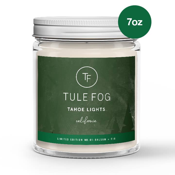 Tahoe Lights - Candela di soia, 7oz per la vendita all'ingrosso da parte di Tule Fog Candles