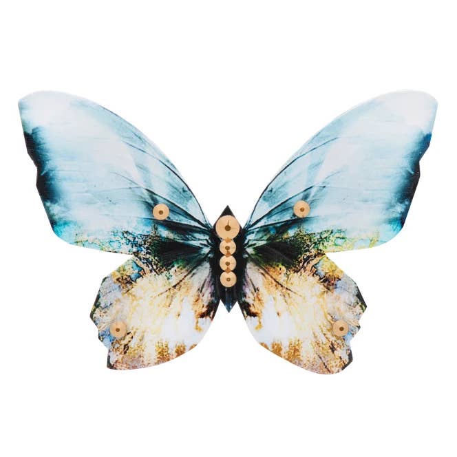 KUMA Design OÜ - Venta al por mayor Broches - Broche de mariposa de la hora dorada de Roma