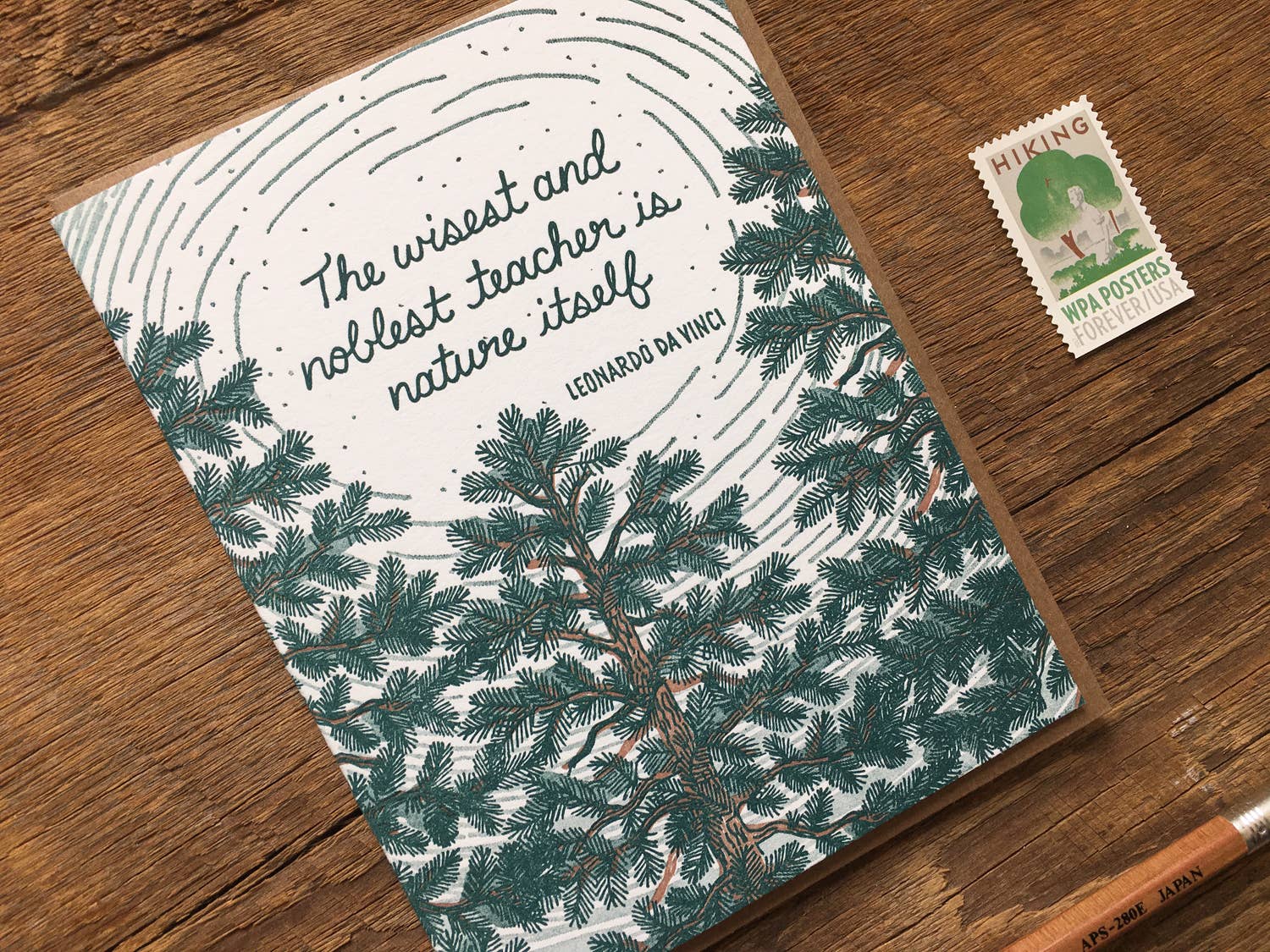 Noteworthy Paper & Press - Venta al por mayor Tarjetas de felicitación - Tarjeta de cita Da Vinci4